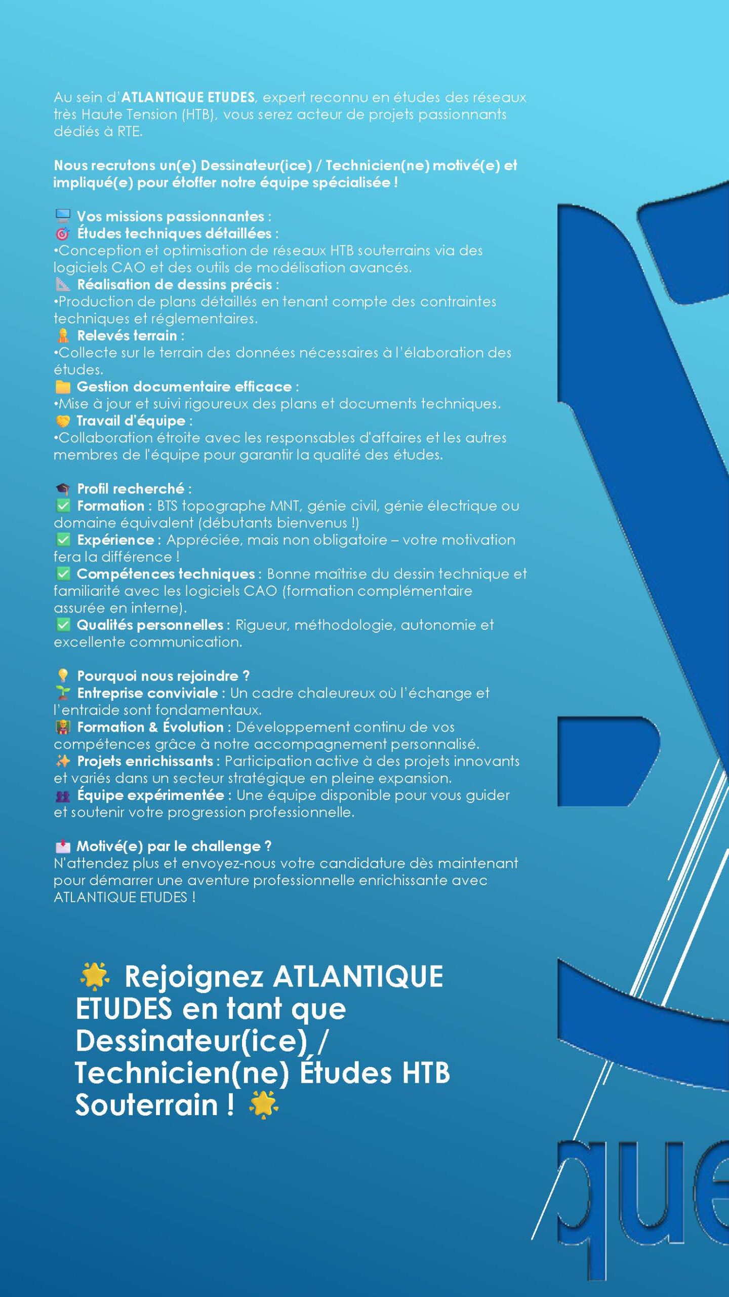 Technicien Dessinateur Etudes RTE LS - 2025-b